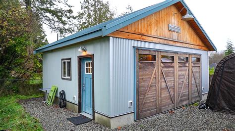 metal garages looks like a house|converting metal garage to house.